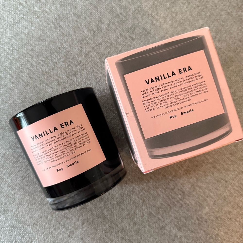 NEW Boy Smells Vanilla Era Candle